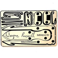 Wayne Russell from alone Kullcraven 11 in 1 credit card tool multi tool survival card