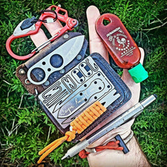 Wayne Russell from alone Kullcraven 11 in 1 credit card tool multi tool survival card